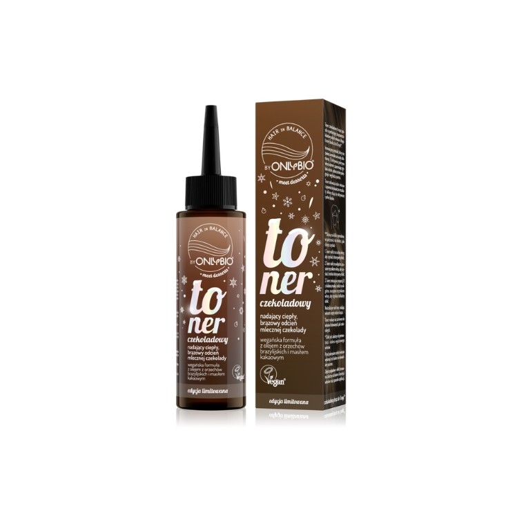 OnlyBio Hair in Balance Chocolade Haartoner Kersteditie 100 ml