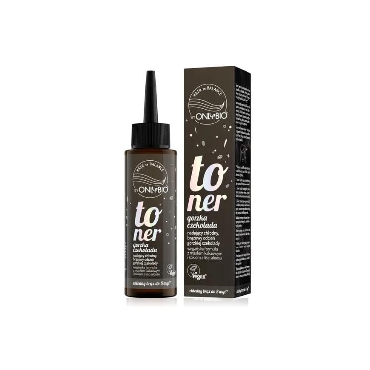 Тонік для волосся OnlyBio Hair in Balance , темний шоколад, різдвяне видання, 100 мл