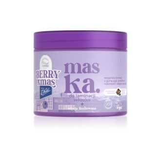 Маска для ламінування волосся OnlyBio x Wedel Hair in Balance з молочним шоколадом та чорницею 200 мл