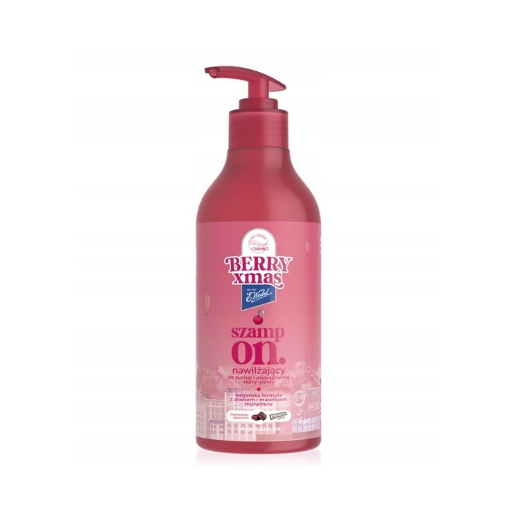 Зволожувальний шампунь OnlyBio x Wedel Hair in Balance Pawełek вишня 400 мл