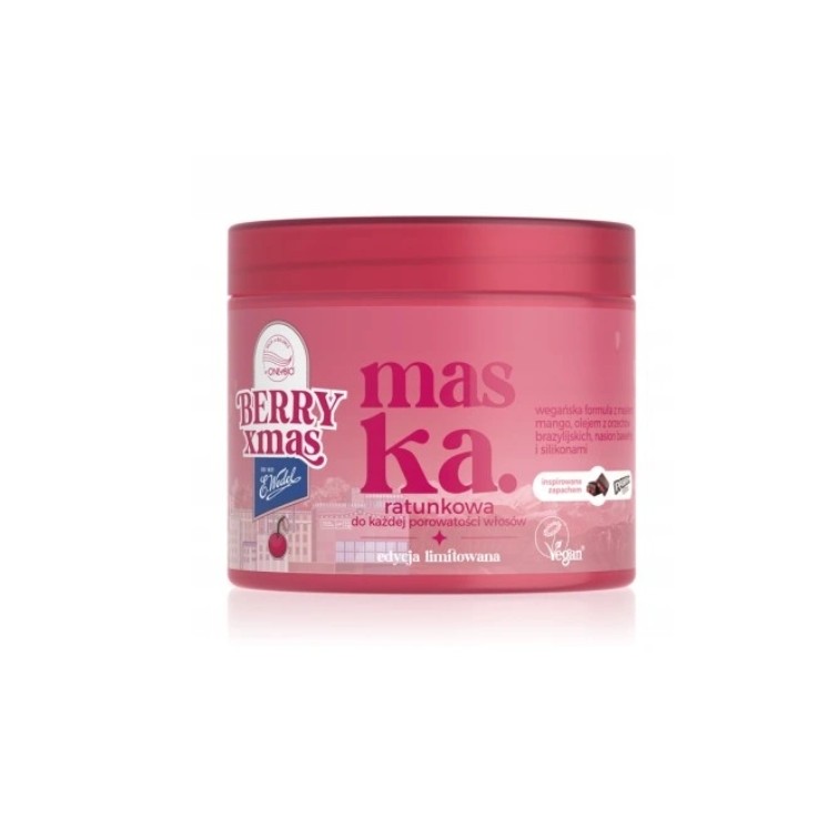Маска для волосся OnlyBio x Wedel Hair in Balance Rescue Cherry Pawełek 200 мл