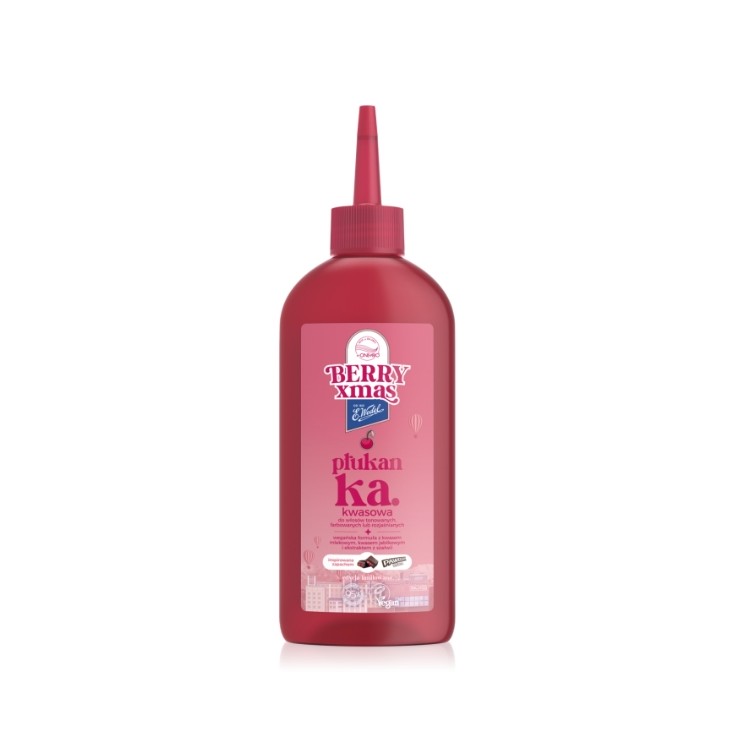 Ополіскувач для волосся OnlyBio x Wedel Hair in Balance Кислотний ополіскувач для волосся Pawełek Cherry 300 мл