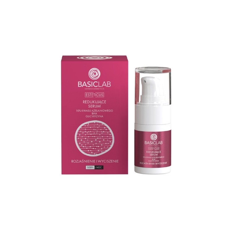 BasicLab Esteticus Reducing Serum 10% азелаїнова кислота, BHA , гліциризин 15 мл