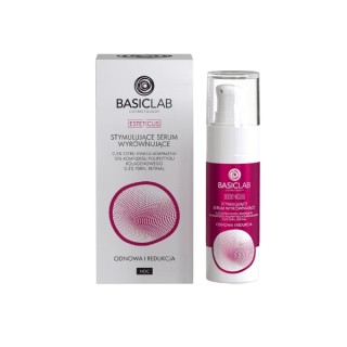 BasicLab Esteticus Stimulierendes und Ausgleichendes Serum mit 5 % Adapalensäureester für die Nacht, 30 ml