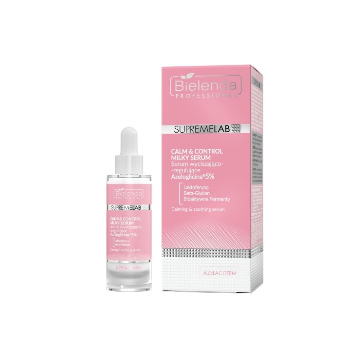 Sérum lacté apaisant et régulateur Bielenda Professional SUPREMELAB Calm & Control 30 ml