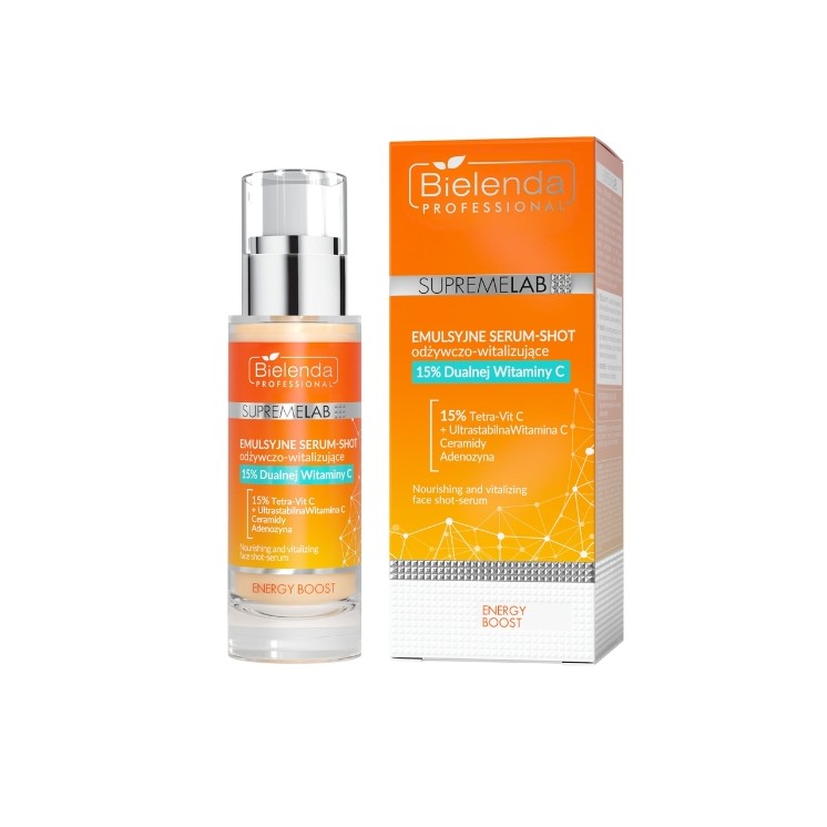 Bielenda Professional Supremelab Nährendes und Revitalisierendes Emulsionsserum-Shot 30 ml