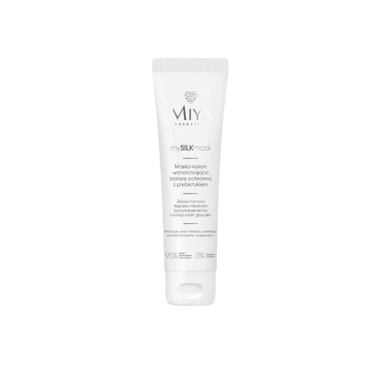 Маска для обличчя Miya mySILKmask Cocoon зміцнює захисний бар'єр з пребіотиком 60 мл