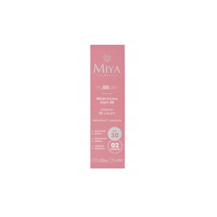 Вітамінний BB-крем Miya myBBbalm SPF30 /02/ натуральний 30 мл