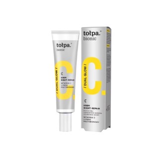 Tołpa Bionic Dual - Нічний крем Glow - Repair з вітаміном С 40 мл