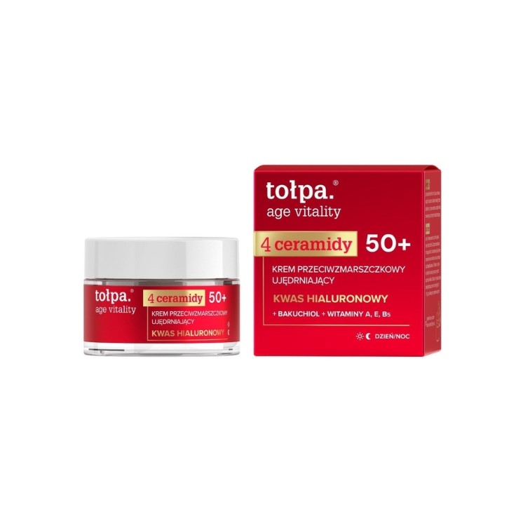 Крем для обличчя Tołpa Age Vitality з 4 керамідами проти зморшок 50+ 50 мл