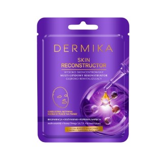 Dermika Skin Reconstructor, soin reconstructeur multi-lipidique revitalisant en profondeur, en feuille (1 pièce).