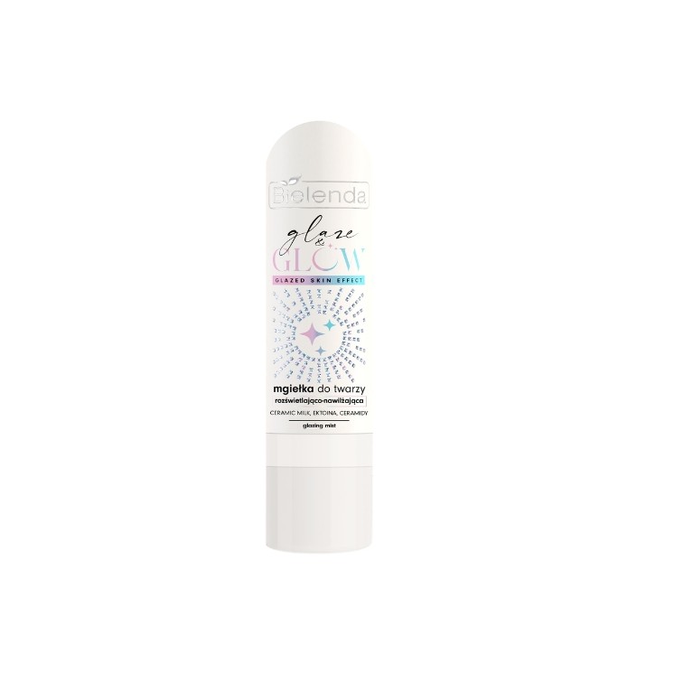 Освітлювальний та зволожуючий спрей для обличчя Bielenda Glaze & Glow 100 мл