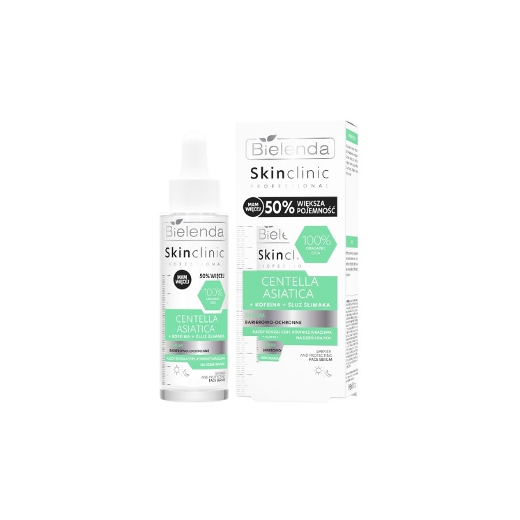 Сироватка для обличчя Bielenda Skin Clinic Professional Centella Asiatica , що захисно впливає на шкіру, 45 мл