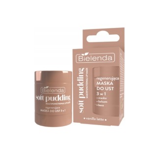 Маска для губ Bielenda Soft Pudding Regenerating 3в1 Vanilla Latte 12г