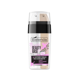 Bielenda Beauty Base 2в1 атласна основа + база Glow Booster /02/ 2x7, 5 г