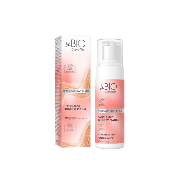 Натуральний пінний тонік BeBio Cosmetics Персиковий Blond 120 мл