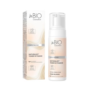 BeBio Cosmetics Natürlicher Schaum-Toner Warm Blond 120 ml
