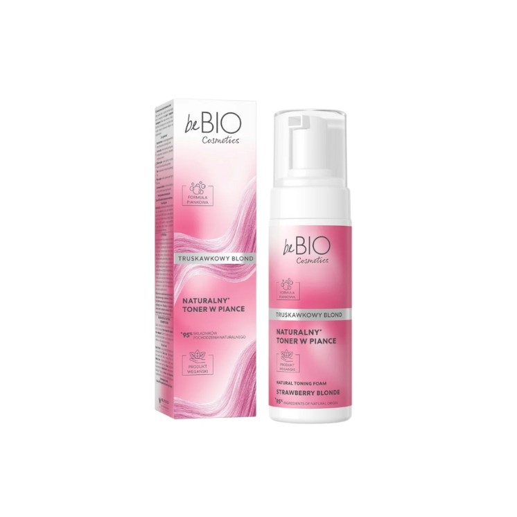 Натуральний пінний тонік BeBio Cosmetics Суничний Blond 120 мл