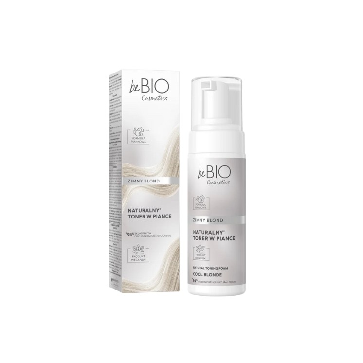 Натуральний пінний тонік BeBio Cosmetics Холодний Blond 120 мл