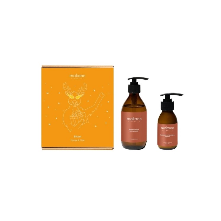 Mokosh Błyskawica Energie en glans cadeauset: Bodybalsem 90 ml + Body- en handwasgel 200 ml