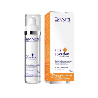 Bandi Medical Expert Anti-Glykations-Aufhellungsmaske 2-in-1 mit sofortiger regenerierender Wirkung, 50 ml