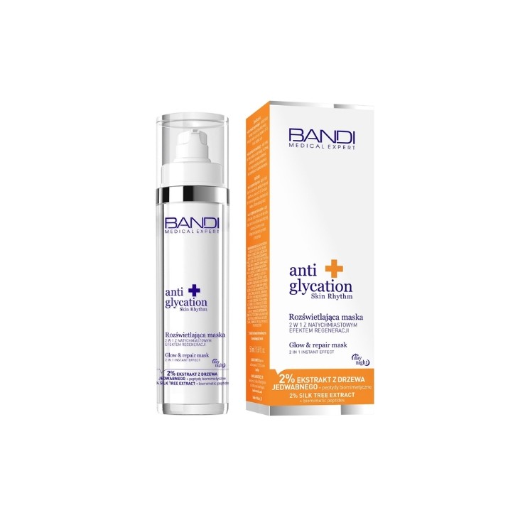Bandi Medical Expert Anti Glycation rozświetlająca Maska 2w1 z natychmiastowym efektem regeneracji 50 ml