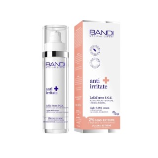 Легкий SOS-крем Bandi MEDICAL EXPERT Anti Irritate для зміцнення гідроліпідного бар'єру 50 мл