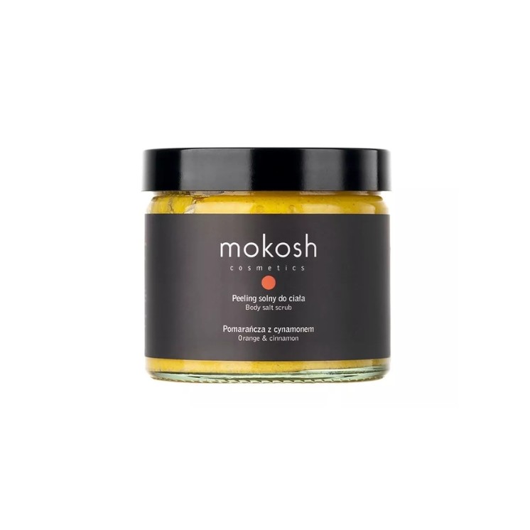 Peeling corporel au sel, orange et cannelle Mokosh 300 g
