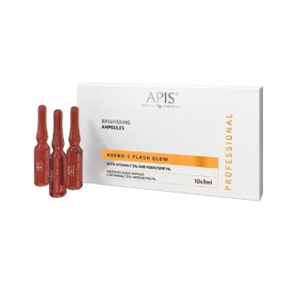 Apis Adeno-C Flash Glow verhelderende gezichtsampullen met vitamine C en adenosine 10x3ml