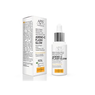 Освітлююча сироватка для обличчя Apis Adeno-C Flash Glow з вітаміном С та феруловою кислотою 30 мл