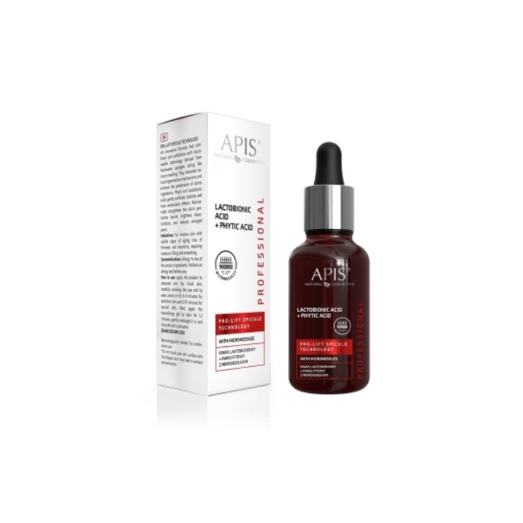 Технологія Apis Pro-Lift Spicule з лактобіоновою кислотою + фітиновою кислотою з мікроголками 30 мл