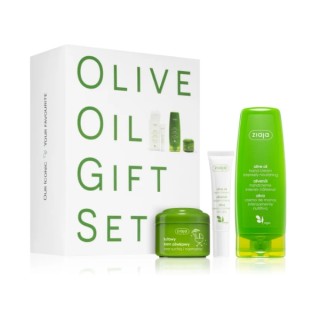 Подарунковий набір Ziaja Olive: крем для рук 80 мл + крем для обличчя 50 мл + крем для очей 15 мл
