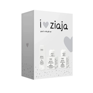 Coffret cadeau Ziaja au lait de chèvre : Crème mains 80 ml + Crème de jour 50 ml + Crème de nuit 50 ml