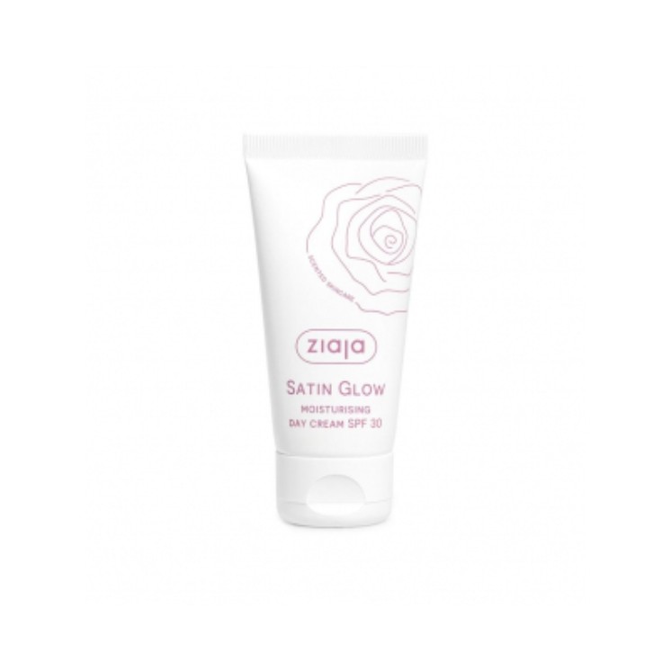 Зволожувальний крем для обличчя Ziaja Satin Glow SPF30 50 мл