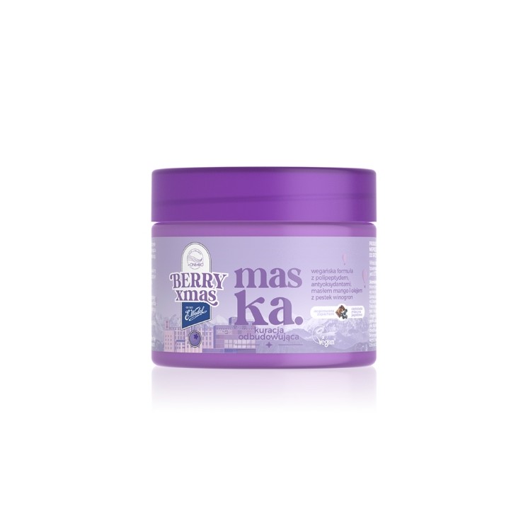 Маска для відновлення волосся OnlyBio x Wedel Hair in Balance з молочним шоколадом та чорницею 50 мл