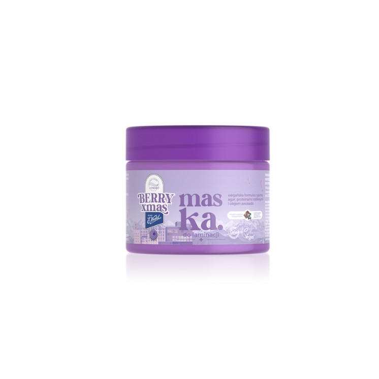 Маска для ламінування волосся OnlyBio x Wedel Hair in Balance з молочним шоколадом та чорницею 50 мл