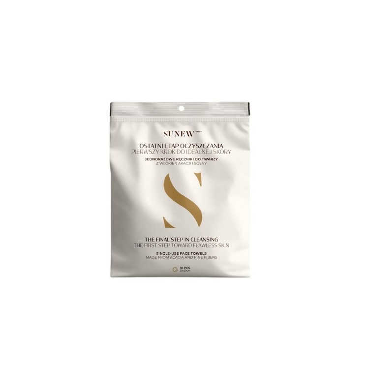 Sunew Med+ Einweg-Gesichtstücher, 10 Stück