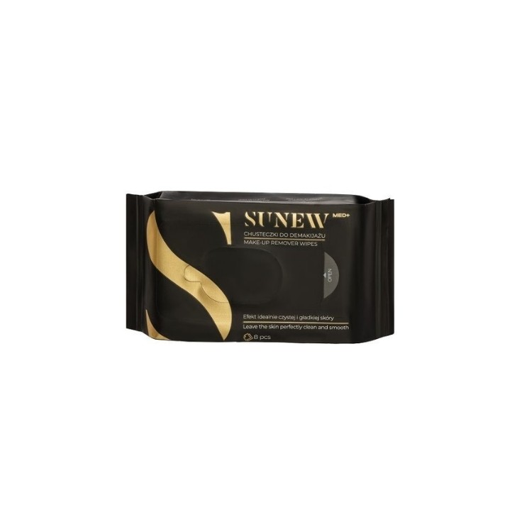Sunew Med+ Black Make-up Removal Doekjes 8 stuks