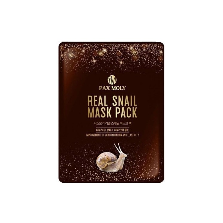 Pax Moly Real Snail Straffende Tuchmaske mit Schneckenschleim 25 ml