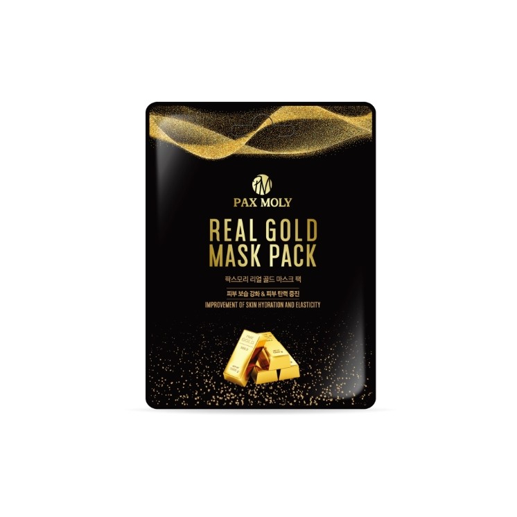 Pax Moly Real Gold Hydraterend en Verstevigend Sheetmasker met Koninginnengelei 25 ml