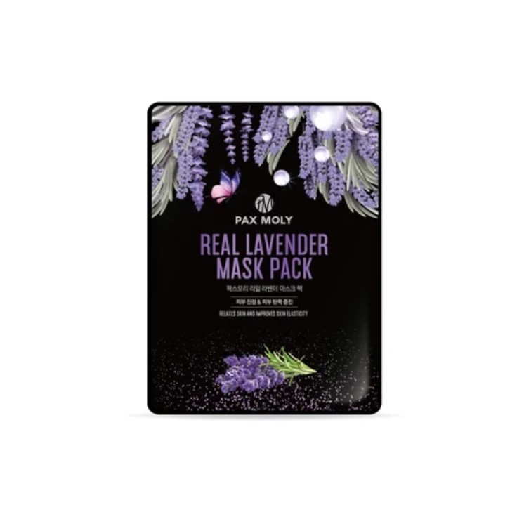 Заспокійлива та захисна тканинна маска Pax Moly Real Lavender з лавандою 25 мл