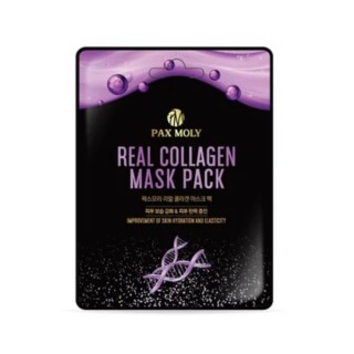 Живильна тканинна маска Pax Moly Real Collagen з колагеном та стовбуровими клітинами 25 мл