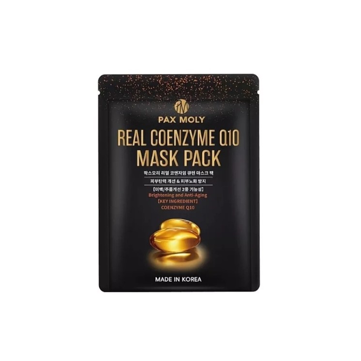 Тканина-маска проти зморшок Pax Moly Real Coenzyme Q10 з коензимом Q10 25 мл