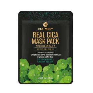 Зміцнююча тканинна маска Pax Moly Real Cica з центелою 25 мл