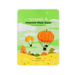 Esfolio Vitaimin A Ampoule Sheet Mask soothing face mask with Vitamin A 25 ml