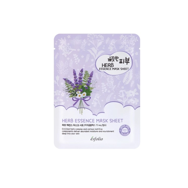 Заспокійлива маска для обличчя Esfolio Herbs Essence 25 мл