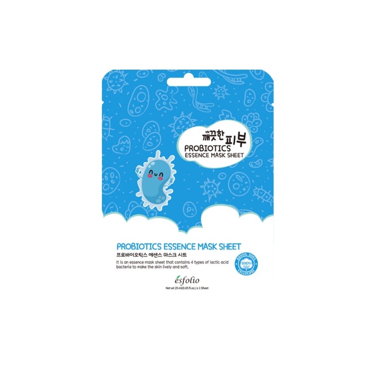 Esfolio Probiotics Essence Sheet Mask wzmacniająca Maska do twarzy 25 ml