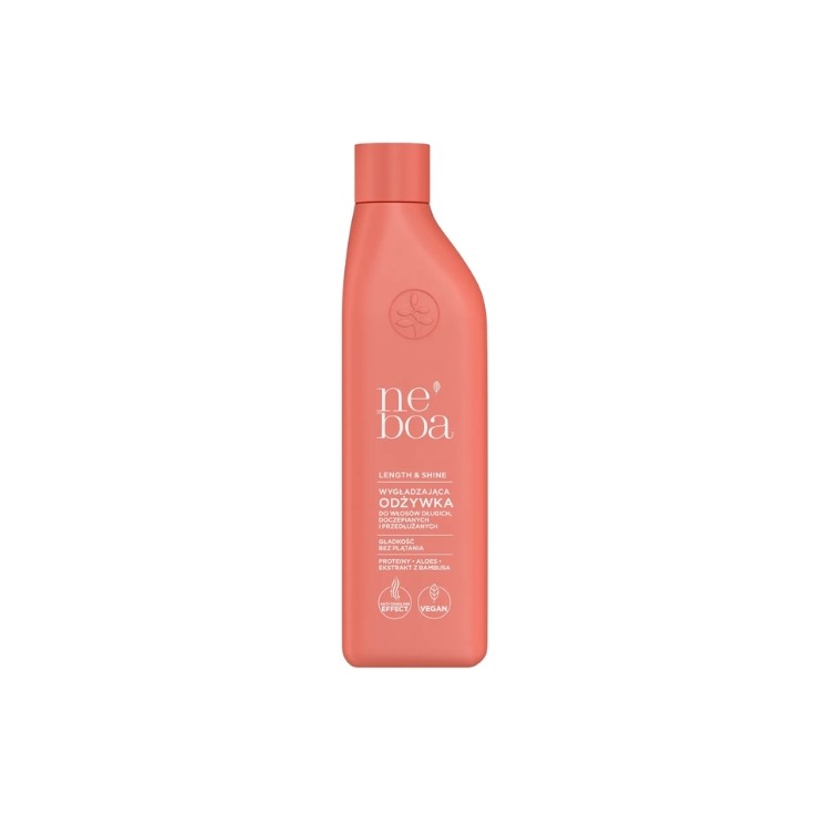 Розгладжуючий кондиціонер Neboa Length & Shine для довгого волосся, нарощеного та розширеного волосся 300 мл