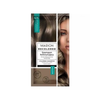 Marion Color Shampoo with Biotin 4-8 washes /4.76/ Chocolate Brown 40 ml