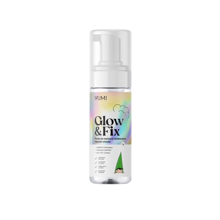 Мус для укладання волосся Yumi Glow &Fix для збільшення об'єму 175 мл